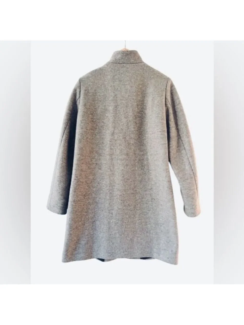 Peserico Cashmere and Wool Taupe Coat Size 46 XLarge US 10/12